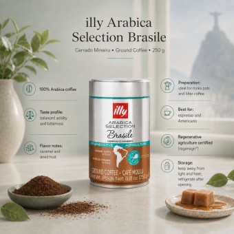 ILLY� Caf� Moulu Brasile 250g