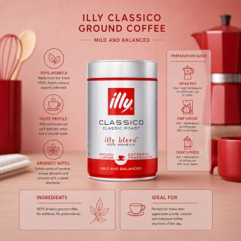 ILLY® Café Moído Clássico 250g