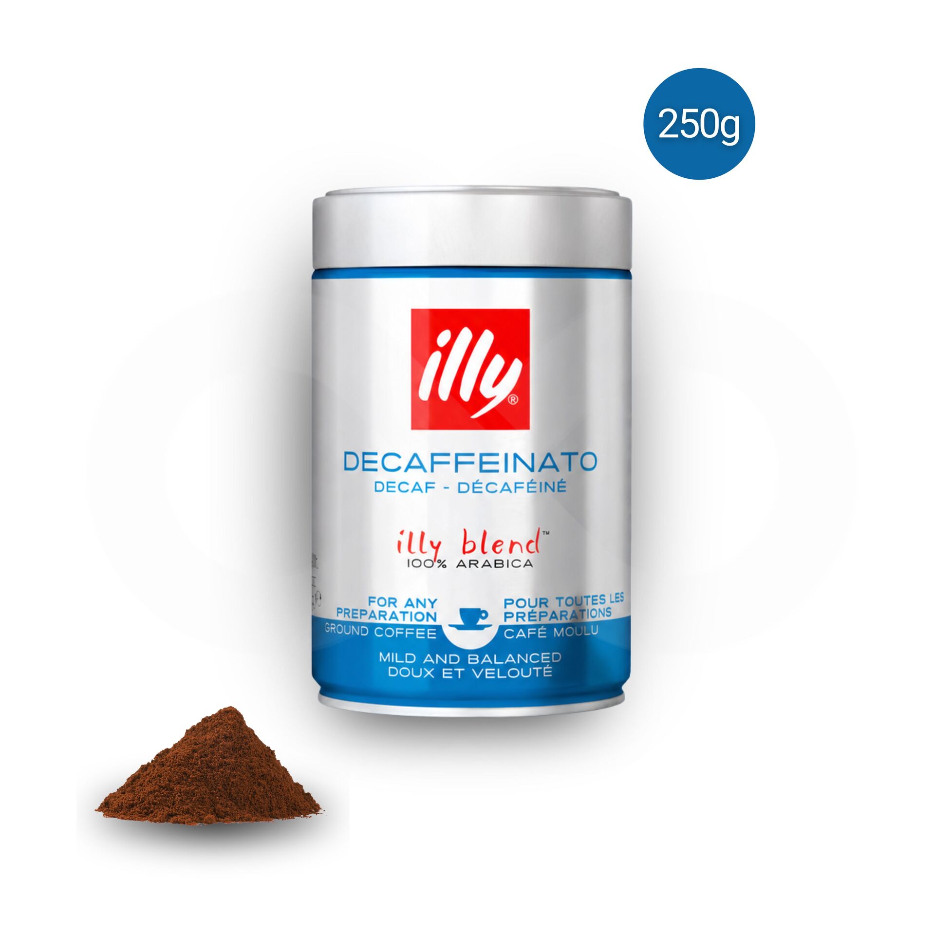 ILLY® Café Moulu Décaféiné 250g