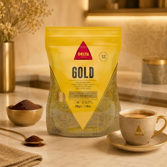 DELTA CAFÉS® Gemalen Koffie Gold 200g