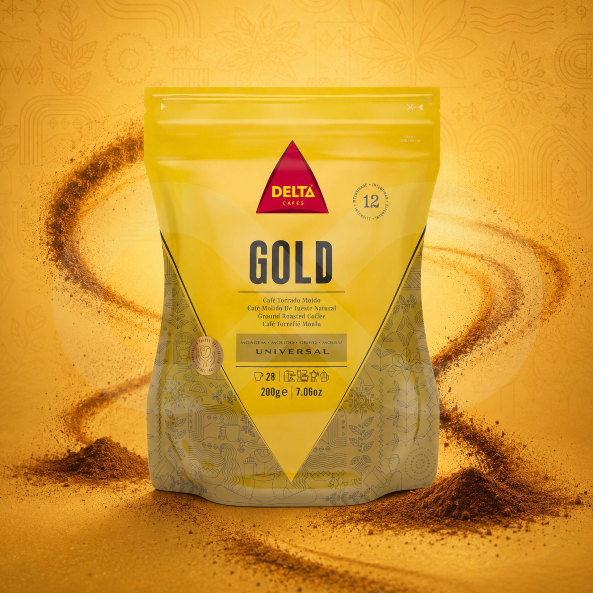 DELTA CAFÉS® Gemalen Koffie Gold 200g