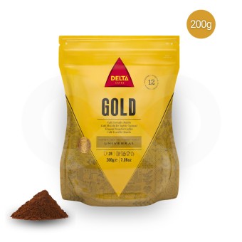 DELTA CAFÉS® Café Moulu Gold 200g DELTA CAFÉS® Café Moulu Gold 200g