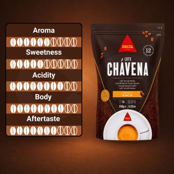 DELTA CAFÉS® Gemalen Koffie Lote Chávena grof malen 250g