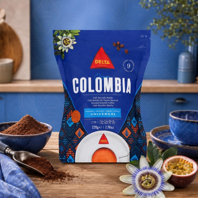 DELTA CAFÉS® Ground Coffee Colombia 220g