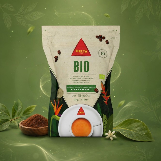 DELTA CAF�S� Gemalen Koffie Bio 220g