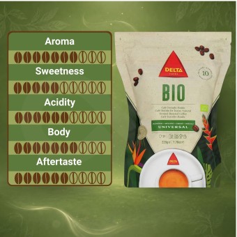 DELTA CAF�S� Gemalen Koffie Bio 220g