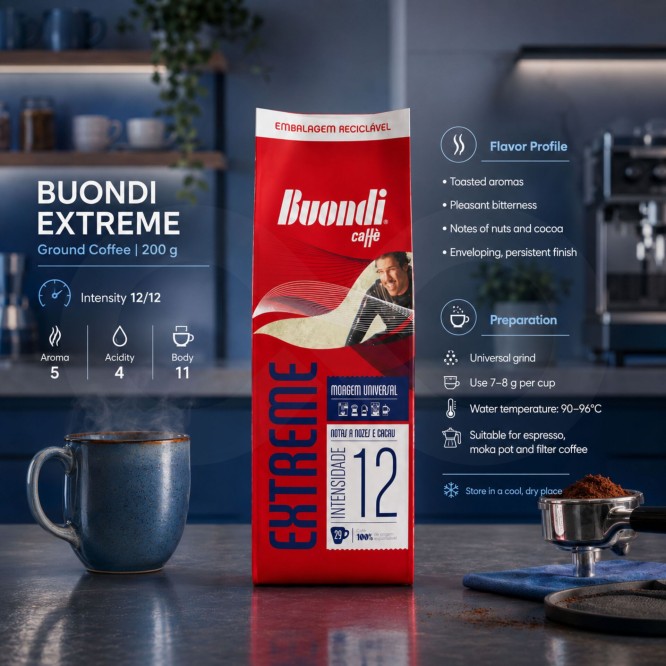 BUONDI® Caffè Macinato Extreme 200g