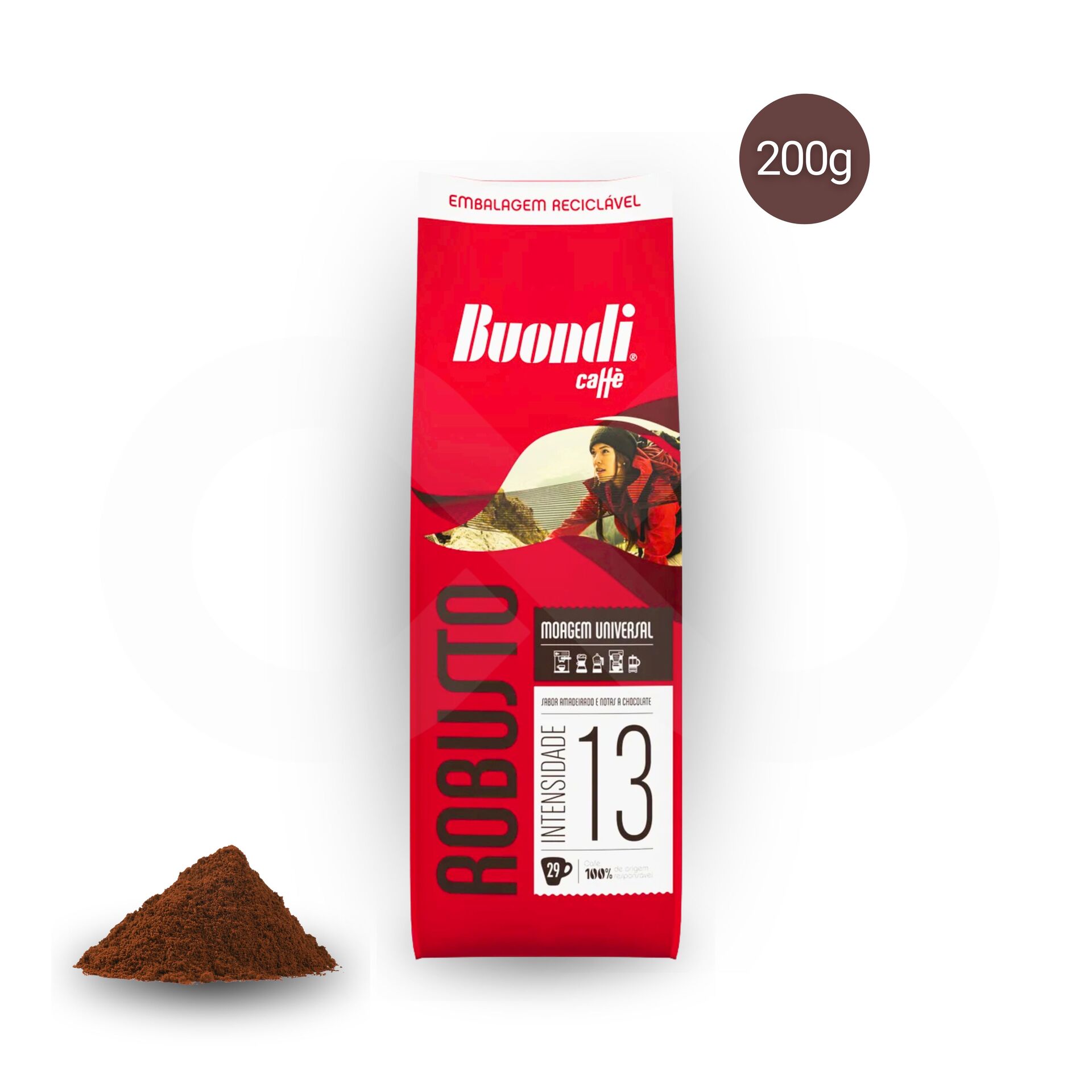 BUONDIŪ Ground Coffee Robusto 200g