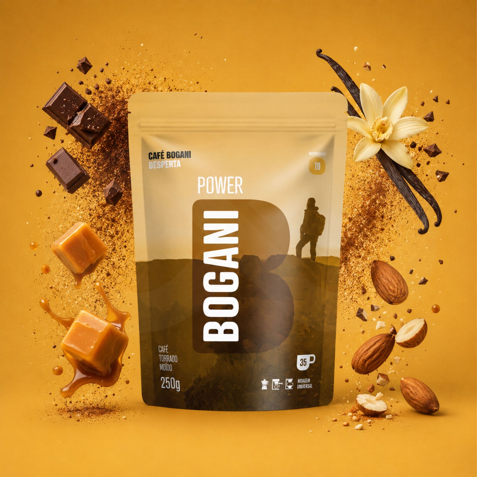BOGANIŽ Ground Coffee Power 250g