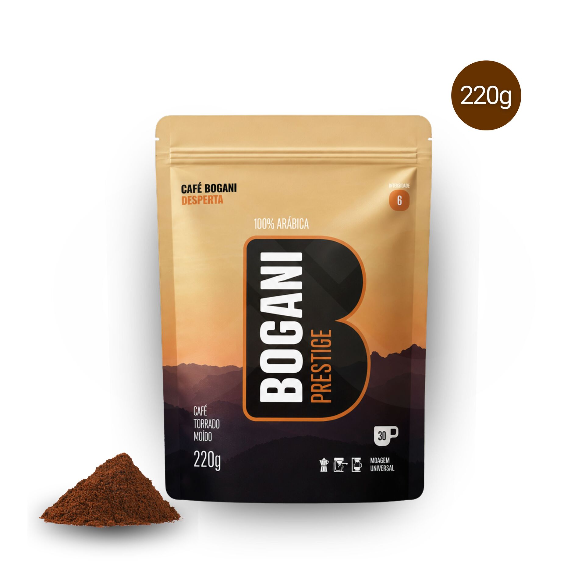 BOGANI® Kaffeepulver Prestige 220g