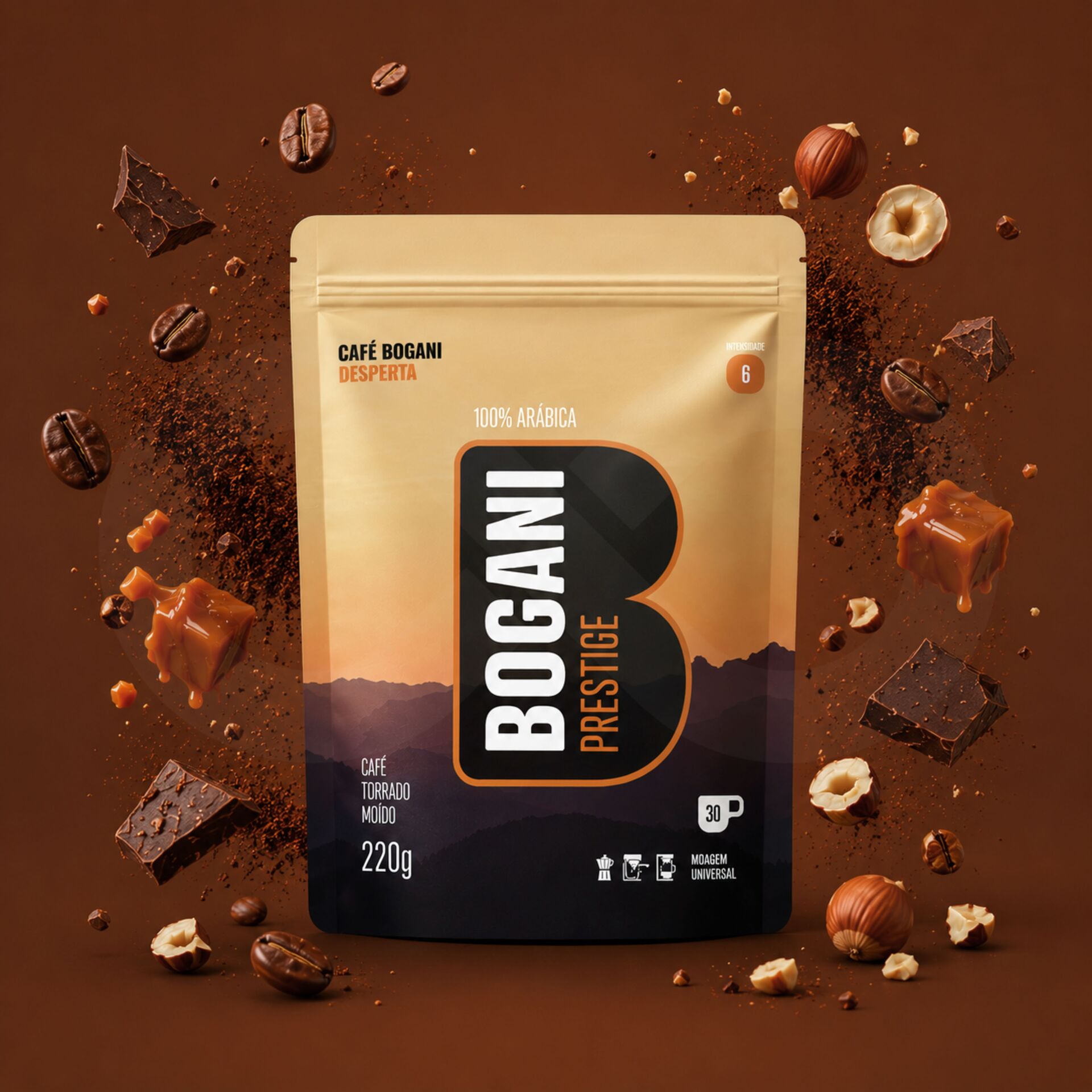 BOGANI® Kaffeepulver Prestige 220g