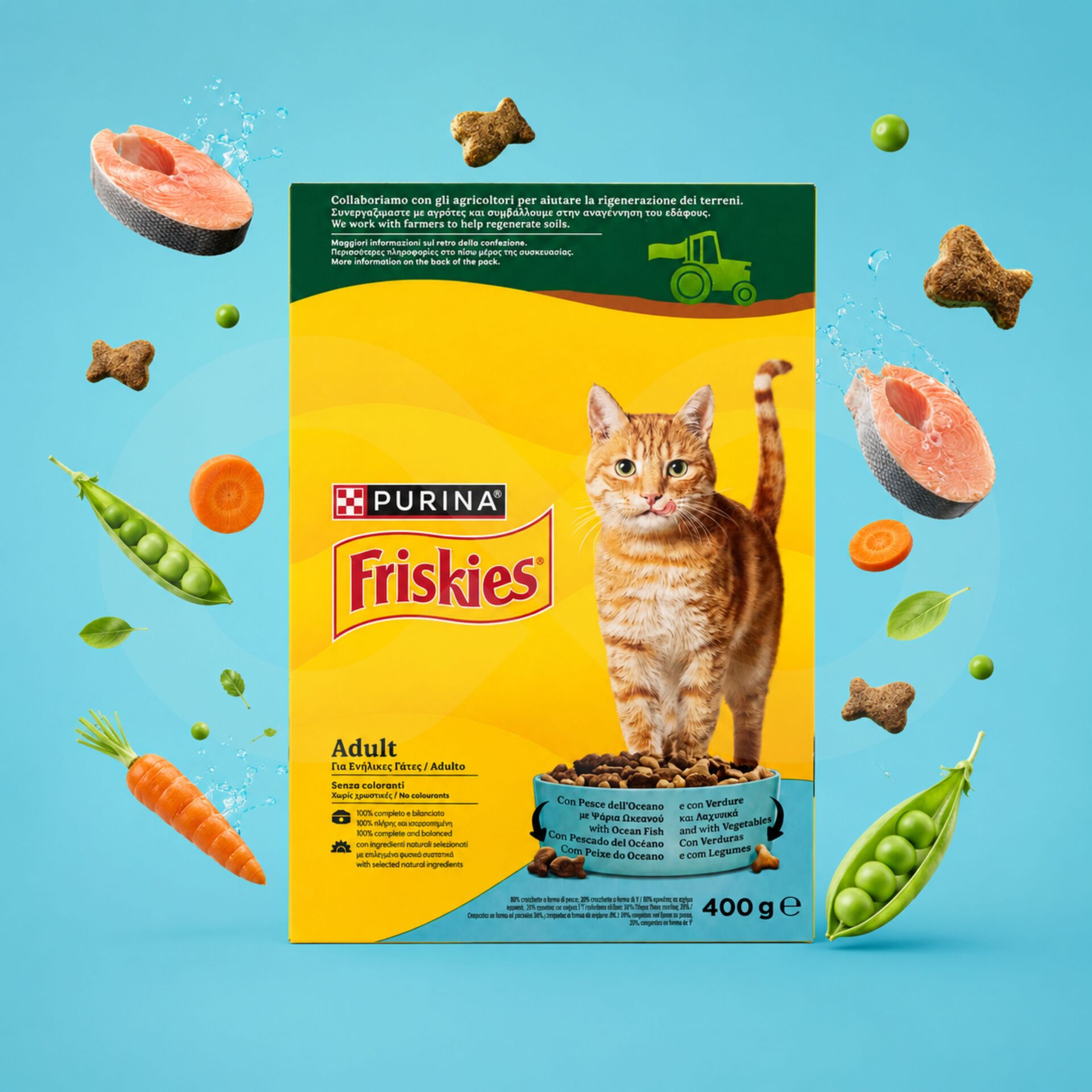 PURINAź Friskies Karma dla Doroslych Kotów Ryby Oceaniczne