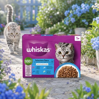 WHISKAS� Saszetki 1+ Lat Wyb�r Ryb 12 � 85 g