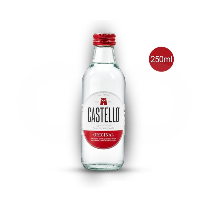 CASTELLO� Nat�rliches Mineralwasser mit Kohlens�ure 250 ml