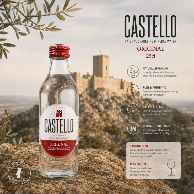 CASTELLO� Nat�rliches Mineralwasser mit Kohlens�ure 250 ml
