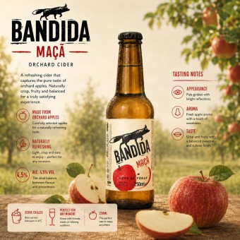 BANDIDA DEL POMAR� Sidra de Manzana 250 ml