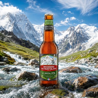 BRASSERIE DU MONT BLANC� Cristal IPA 330ml