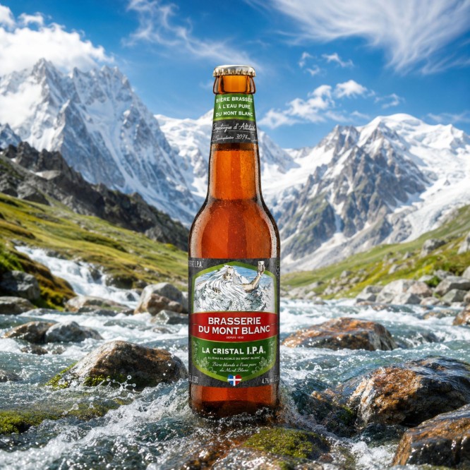 BRASSERIE DU MONT BLANC� Cristal IPA 330ml