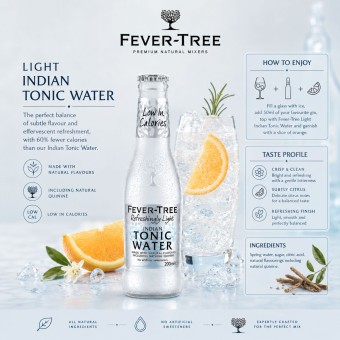 FEVER TREEŽ Light Indian Tonic 200ml