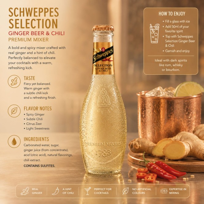 SCHWEPPES� Ginger Beer Chilli 200ml