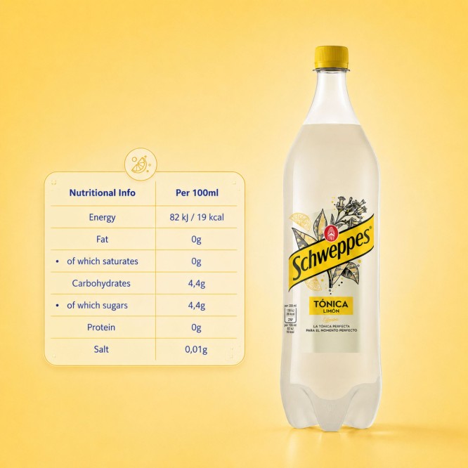 SCHWEPPES® Lemon Tonic Water 1L