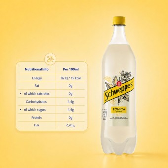 SCHWEPPES® Lemon Tonic Water 1L