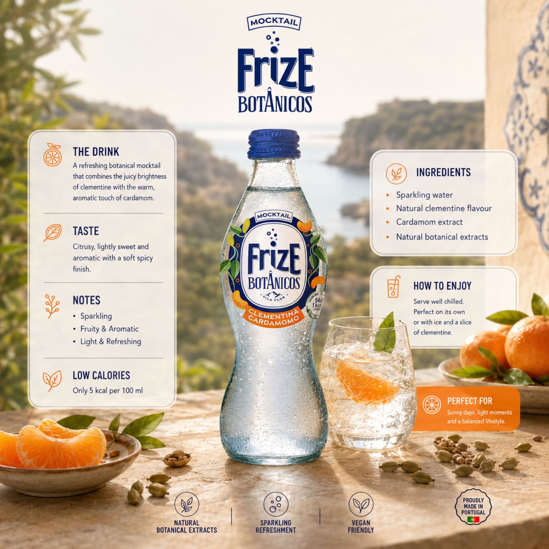 FRIZEŽ Mocktail Clementine and Cardamom 250 ml