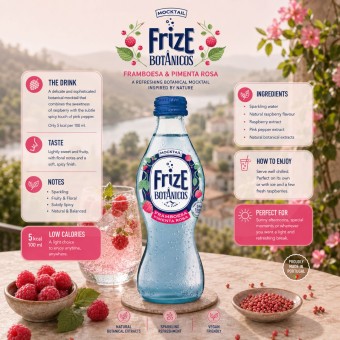 FRIZEŽ Mocktail Raspberry and Pink Pepper 250 ml