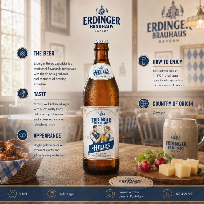 ERDINGER® Helles Lagerbier 500ml