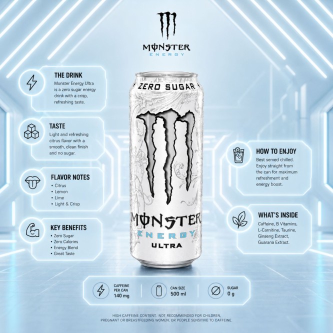 MONSTER ENERGY® Ultra 500ml