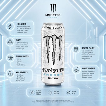 MONSTER ENERGY® Ultra 500ml