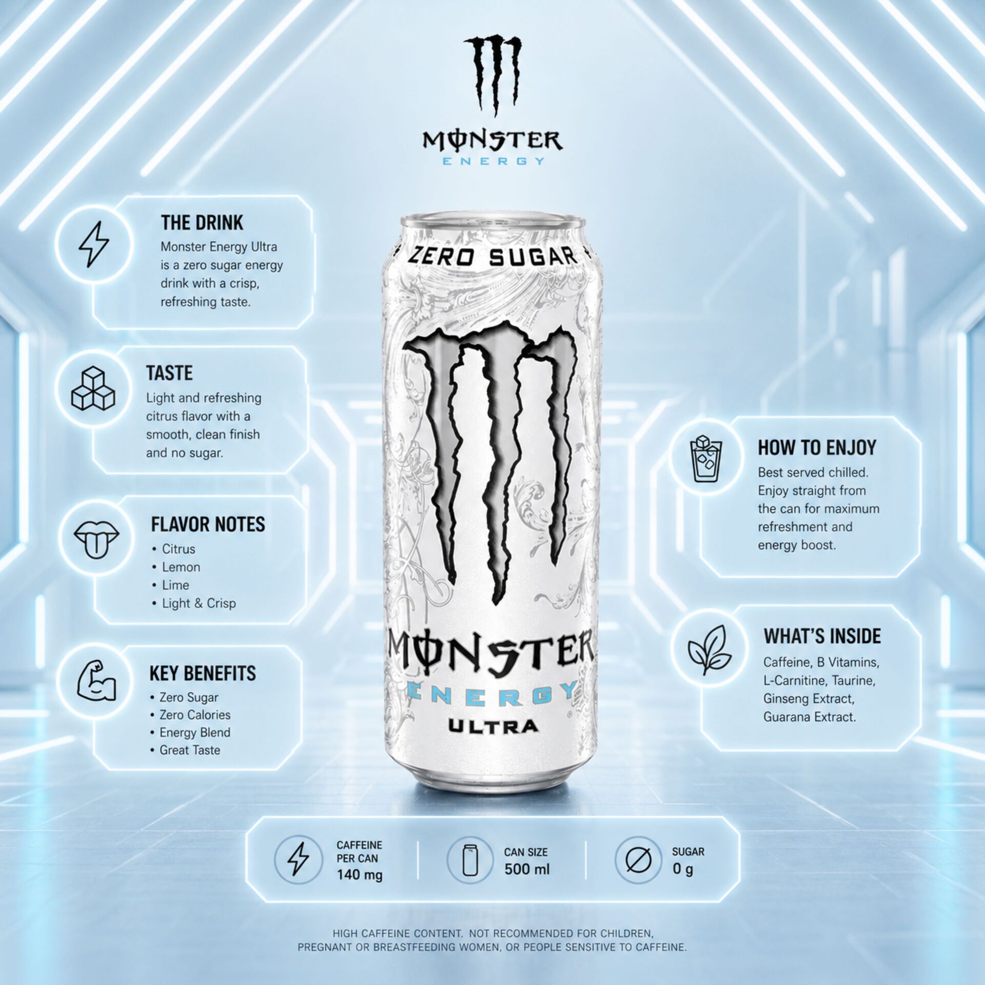MONSTER ENERGY® Ultra 500ml