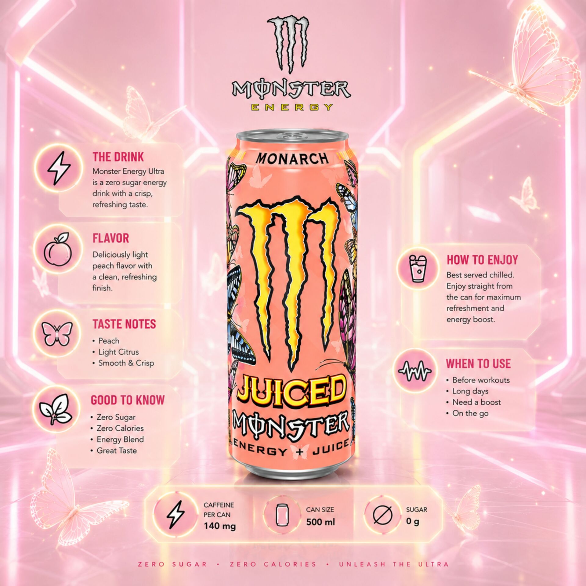 MONSTER ENERGY® Juiced Monarch 500ml