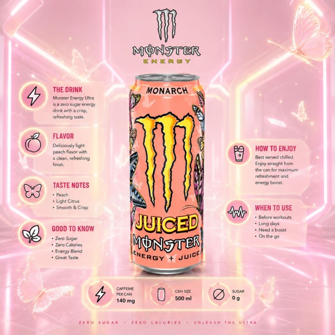 MONSTER ENERGY� Juiced Monarch 500ml
