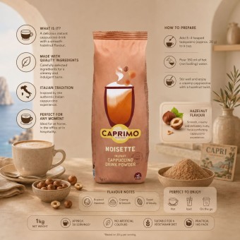 CAPRIMO® Kawa Mielona Noisette Cappuccino 1kg