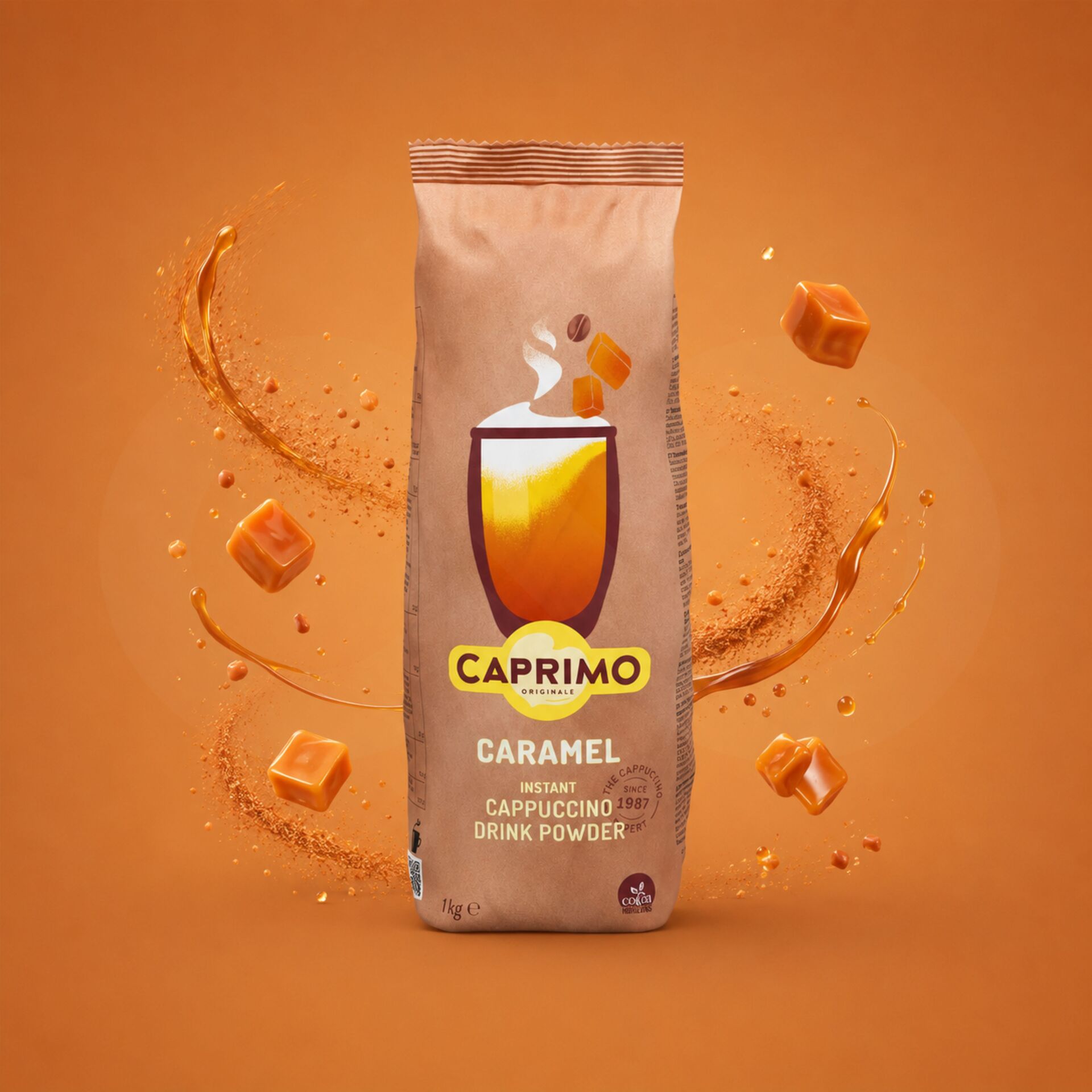 CAPRIMO® Café Moulu Caramel Cappuccino 1kg