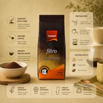 TORRIE� Ground Coffee Filtro 250g