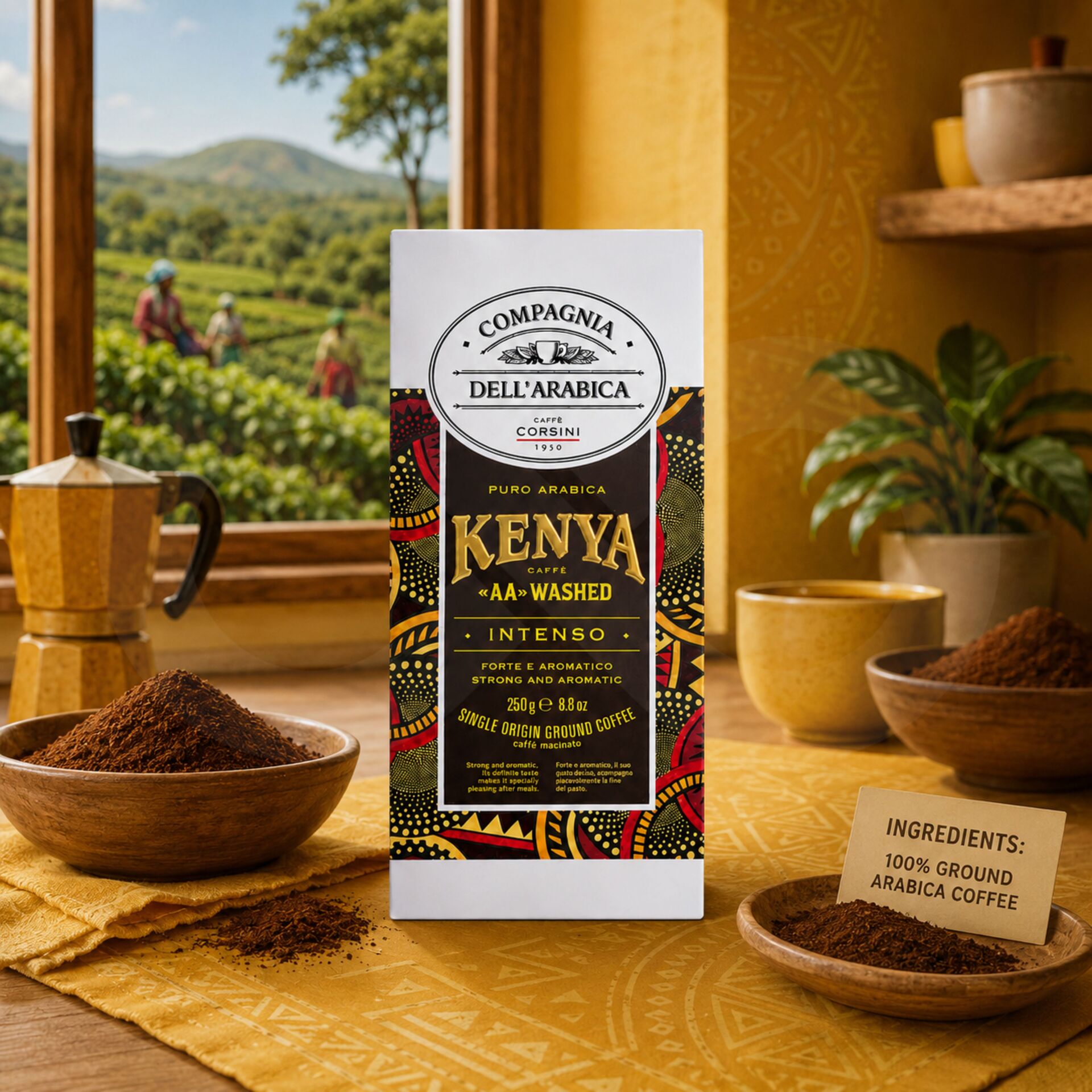 COMPAGNIA DELL'ARABICA® Café Moulu Kenya 250g