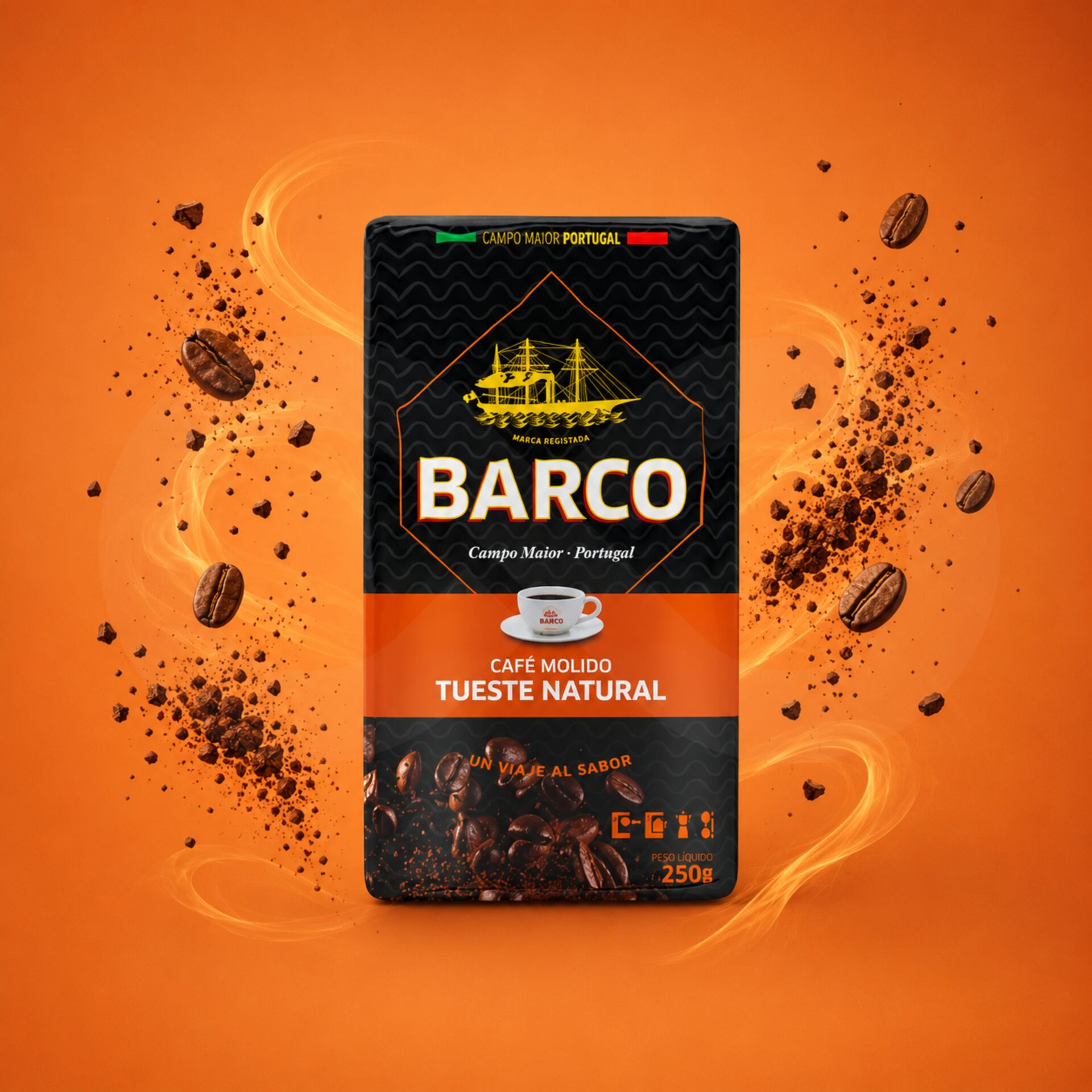 BARCO® Gemalen Koffie Natural 250g
