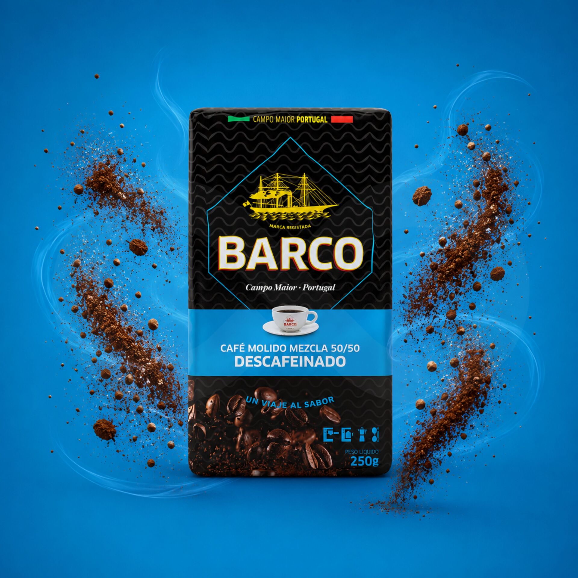 BARCO® Café Moído Descafeinado 250g