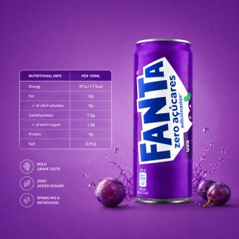 FANTAŽ Zero Grape 330 ml