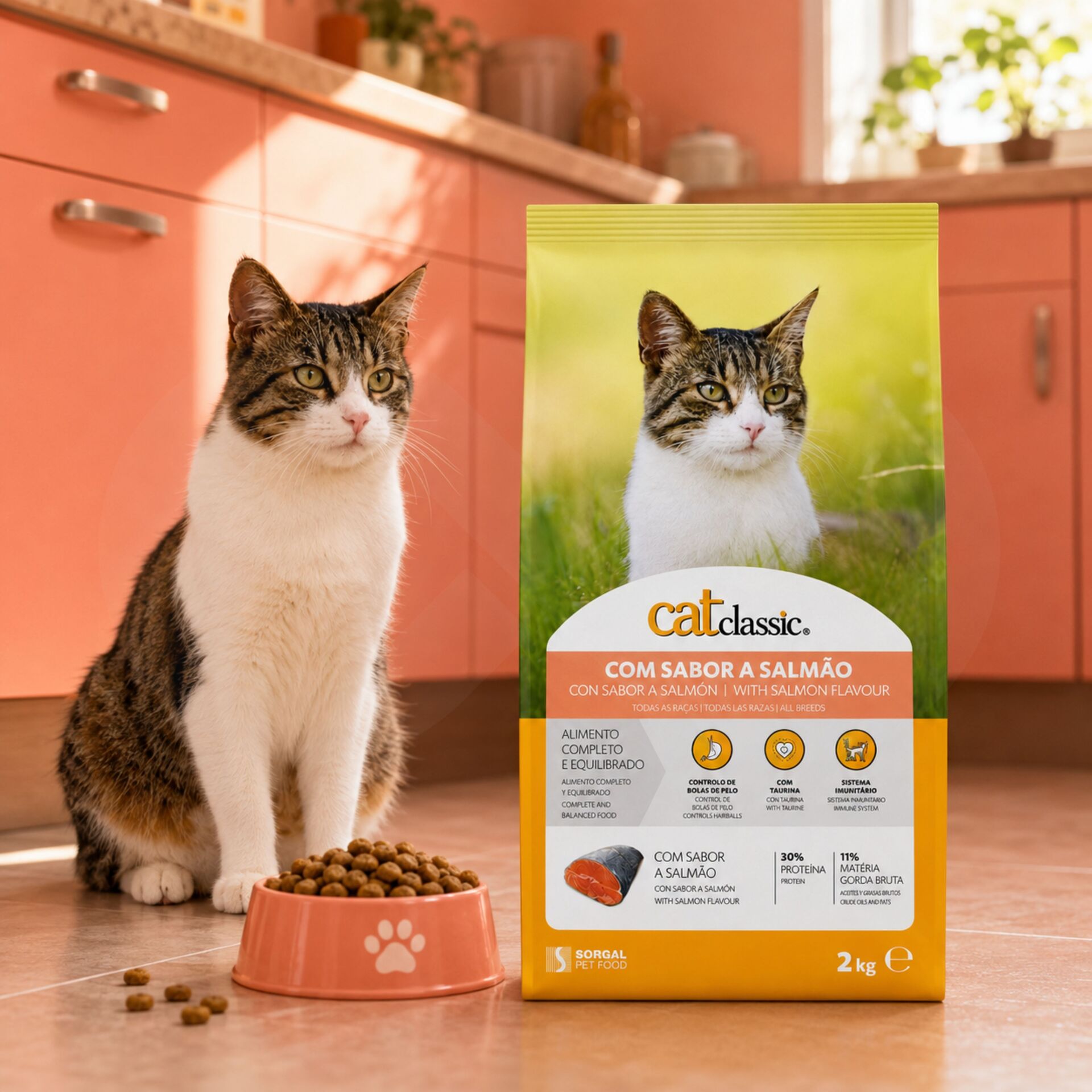 CATCLASSIC® Alimento Seco Salmón 2 kg
