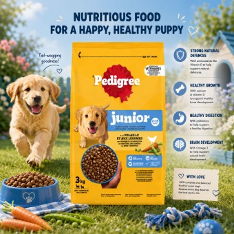 PEDIGREE® Junior Volaille et Légumes 3 kg