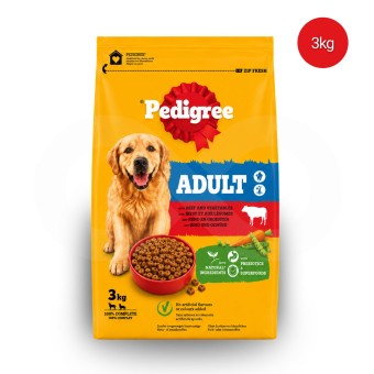 PEDIGREE® Adulto Vaca e Legumes 3kg