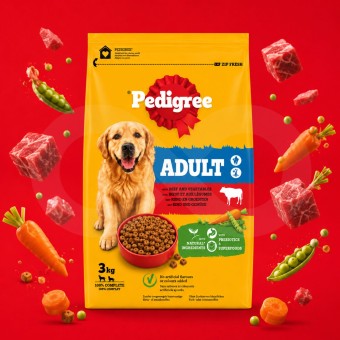 PEDIGREE® Adulto Vaca e Legumes 3kg