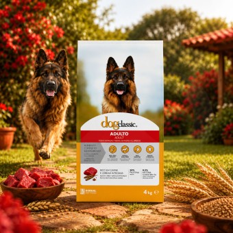 DOGCLASSIC® Seca Adulto Carne e Cereais 4kg