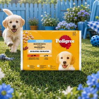 PEDIGREE® Junior w Galaretce Wybór Mieszany 4 × 100 g