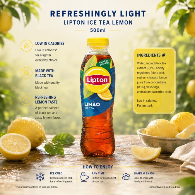LIPTON® Lemon 500ml