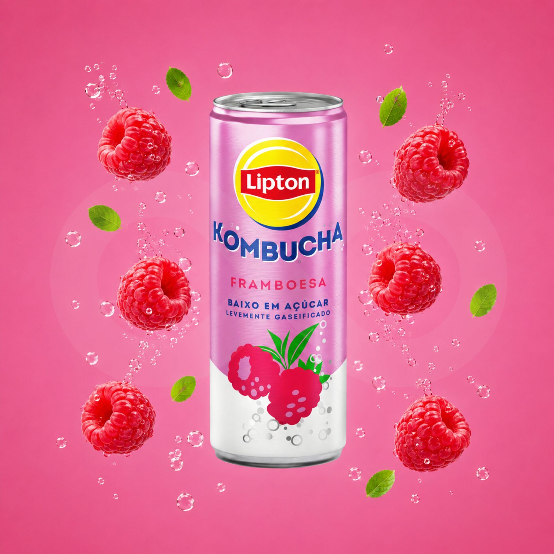 LIPTON® Kombucha Lampone 330 ml
