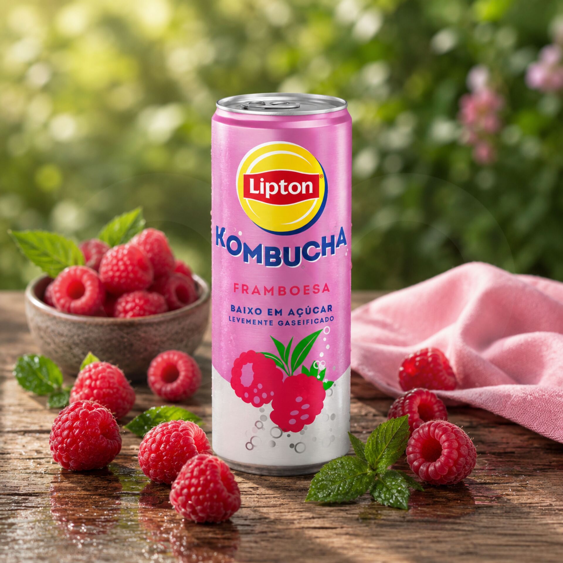 LIPTON® Kombucha Lampone 330 ml